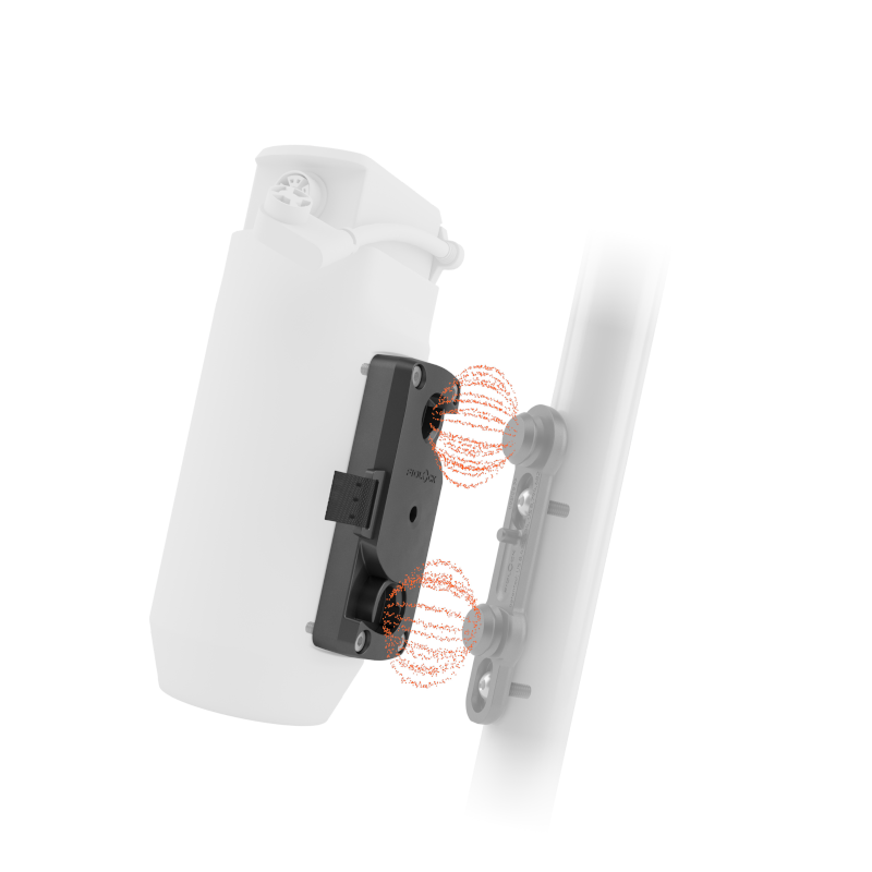 TWIST force connector for range extender