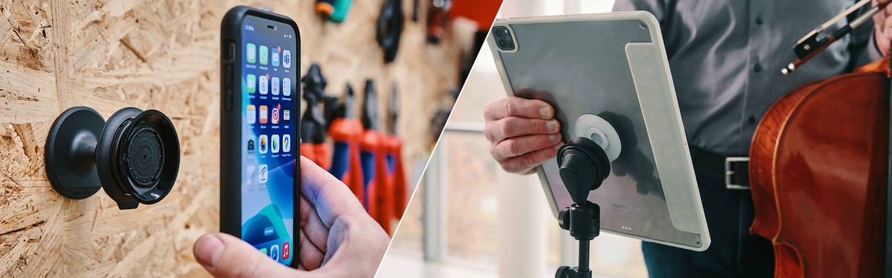VACUUM Handyhalterung und Tablethalterung von FIDLOCK